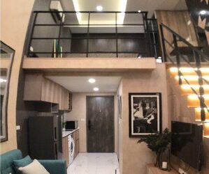 ขายคอนโด Ken Attitude ห้องแบบ Loft (มี 2ชั้น) วิวแม่น้ำเจ้าพระยา ห่าง MRT พระนั่งเกล้าเพียง 100 เมตร