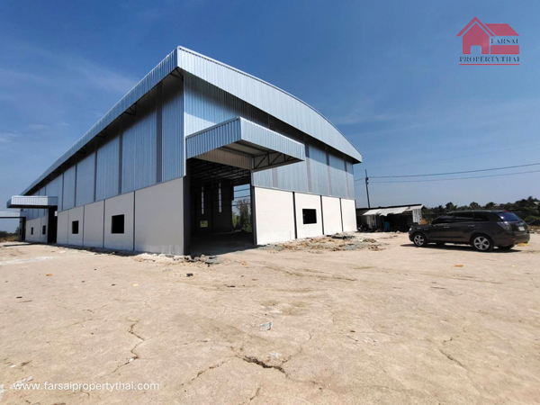 ให้เช่าอาคารโรงงานสร้างใหม่1,950ตร.ม ออฟฟิศ 2ชั้นอำเภอบ้านบึง จังหวัดชลบุรี ราคาเช่า 195,000 บ/ด
