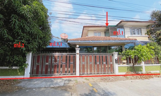 ขายบ้านเดี่ยว 2 ชั้น พื้นที่ 106 ตารางวา หมู่บ้าน ธวัชพงศ์ บางบอน PKK02-12373