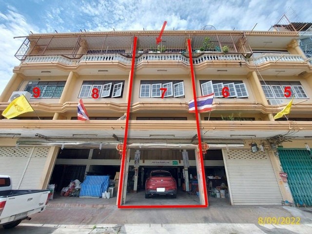 ขายอาคารพาณิชย์ 3 ชั้น ซอย เอกชัย 1/1 บางขุนเทียน PKK04-04339