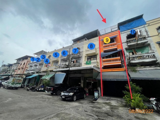 ขายอาคารพาณิชย์ 3 ชั้น หมู่บ้าน พรพลาซ่า บางขุนเทียน PKK04-06062