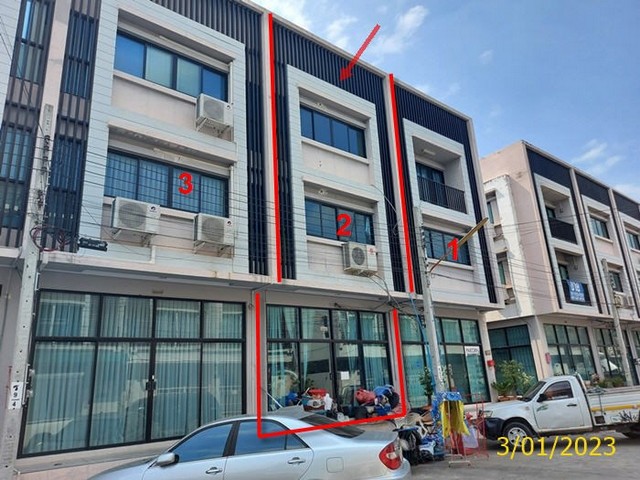 ขายอาคารพาณิชย์ 3 ชั้น หมู่บ้านศวรรยา 2 ซอยประชาอุทิศ 90 PKK04-04612