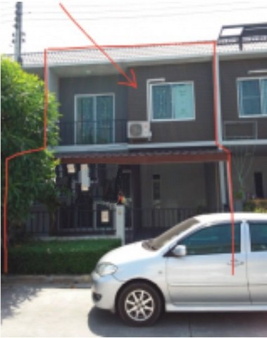 ขายทาวน์โฮม 2 ชั้น โครงการ เดอะคัลเลอร์ พรีเมี่ยม รังสิต-ลำลูกกา  PSC10401