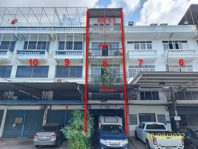 ขายอาคารพาณิชย์ 3 ชั้น หมู่บ้าน วิเศษสุขนคร พระราม 2 PKK04-05423