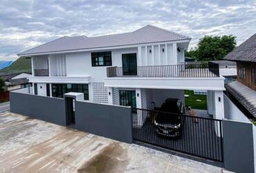 For sale บ้านใหม่ 2 ชั้น สไตล์ Luxury Modern เชียงใหม่ หางดง พร้อมสระว่ายน้ำ LH-SW000372