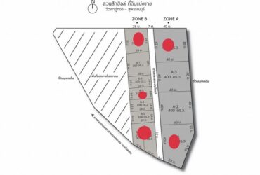 ที่ดินแบ่งขาย สด – ผ่อน Zone A กับ Zone B ที่ดินวิวเขาสุพรรณบุรี ใกล้ตลาดอู่ทอง10 นาที
