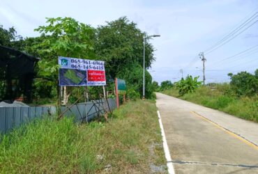 ขาย ที่ดิน บางบัวทอง ไทรน้อย คลองขวาง เนื้อที่ 30-1-50 ไร่ ติดถนน เลียบคลองห้าร้อย **** ราคาถูก ****