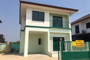 ขายบ้านเดี่ยว สองชั้น เนื้อที่ 50 ตรว. บ้านใหม่ มือหนึ่ง ต.หนองบัว อ.บ้านโพธิ์ จ.ฉะเชิงเทรา