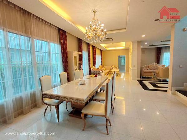 ให้เช่าบ้านเดี่ยวหรู 2 ชั้น(Luxury)เนื้อที่ 164วา4 ห้องนอน 5 ห้องน้ำ ถนนบางนาตราดใกล้ห้าเมกะบางนา ราคาเช่า 250,000 บ/ด