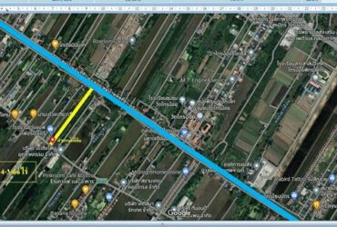 ที่ดินสวย..ทำเลพร้อมพัฒนา..ถนนบ้านกล้วย-ไทรน้อย นนทบุรี 2แปลงติดกัน