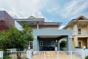 ระยอง มาบตาพุด ให้เช่าบ้านเดี่ยวใหม่ ถูกที่สดใน 3โลก ถ สุขุมวิท 60ตรว. โรบินสันบ้านฉาง  150 ตรม. 2 ชั้น แอร์3 2-4คัน เทสโก้โลตัส
