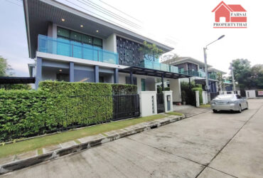 ให้เช่าบ้านหรู 2 ชั้น 88.3วา 4ห้องนอน 3ห้องน้ำ แอร์ เฟอร์นิเจอร์ครบ ถนนพัฒนาการ – อ่อนนุช ราคาขาย 19.5 ล้านบาท ให้เช่า 100,000 บาทต่อเดือน