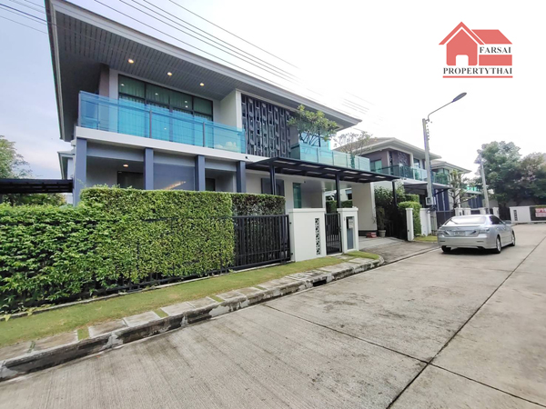 ให้เช่าบ้านหรู 2 ชั้น 88.3วา 4ห้องนอน 3ห้องน้ำ แอร์ เฟอร์นิเจอร์ครบ ถนนพัฒนาการ – อ่อนนุช ราคาขาย 19.5 ล้านบาท ให้เช่า 100,000 บาทต่อเดือน