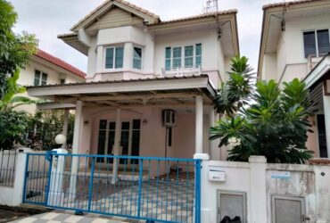 [H313]บ้านเดี่ยว หมู่บ้านชวนชื่นอุดมสุข ซอยกาญจนาภิเษก34 ประเวศ เดินทางสะดวกใกล้รถไฟฟ้า Airport Link ทางด่วน วงแหวน มอเตอรเวย์