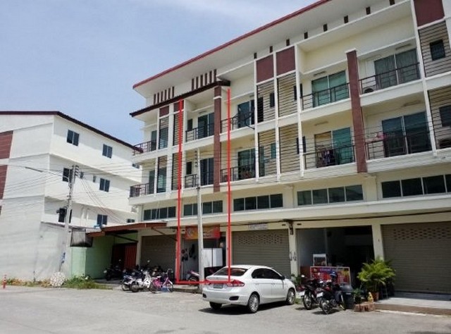 ขายอาคารพาณิชย์ 3.5 ชั้น โครงการ ทรัพย์รุ่งเรืองซิตี้ (อมตะ-พานพานทอง ชลบุรี) PSC11196
