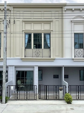 [H317]ทาวน์โฮม 2 ชั้น โครงการสิริ เพลส เมกา บางนา บ้านใหม่เอี่ยม ตกแต่งสไตล์ลักซ์ชูรี่วินเทจ เฟอร์นิเจอร์สวยหรู