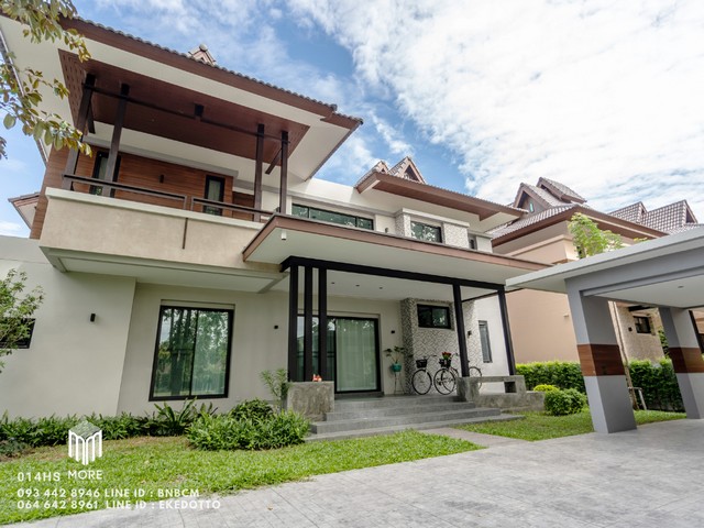 More – 018PS บ้านสวย สร้างใหม่ สไตล์คอนเทมเพอลารี่ผสมผสานกับไทยล้านนา  หมู่บ้านวังตาล