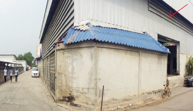 ขายโรงงานเนื้อที่ 300 ตร.ว. ทำเลพระสมุทรเจดีย์ แปลงมุม ติดถนน 3 ด้าน PSC10418