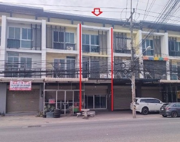 ขายอาคารพาณิชย์ 3 ชั้น โครงการ บ้านเรือนแก้ว แหลมฉบัง ศรีราชา ชลบุรี PSC11928