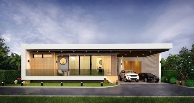 ขาย 2.2 ล้าน บ้านสร้างใหม่ 60 ตรว. สไตล์ #มินิมอล #โมเดิร์น #สารภี