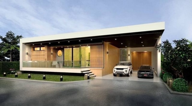 ขาย 2.2 ล้าน บ้านสร้างใหม่ 60 ตรว. สไตล์ #มินิมอล #โมเดิร์น #สารภี
