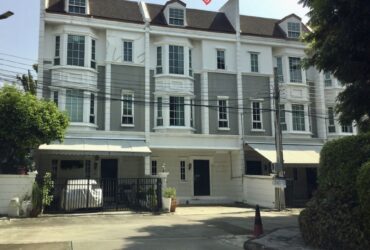 The Preston Townhomeราคา6ล้านบาท พื้นที่ใช้สอย150ตรม3นอนน้ำ ใกล้The Nineพระราม9