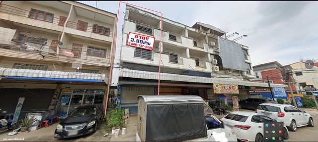 ขายอาคารพาณิชย์ 4 ชั้น มีชั้นดาดฟ้า ใจกลางเมืองจังหวัดพิษณุโลก ถนนไชยานุภาพ