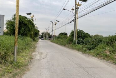 ที่ดินเปล่า ผืนใหญ่ ขนาด 200 ตรว. ถมแล้ว ซอย กิ่งแก้ว43