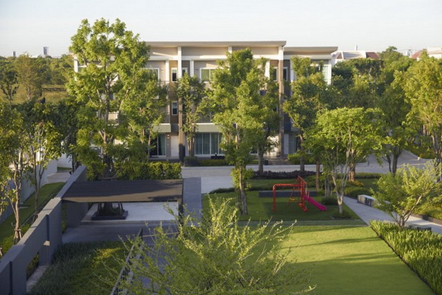 ให้เช่าทาวน์โฮม 3 ชั้น Town Avenue Rama 9 กรุงเทพกรีฑา 7 โครงการน่าอยู่ ร่มรื่น