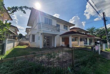 ขายบ้านเดี่ยว 2 ชั้น มบ.บุศรินทร์ 4นอน ติดถนนศรีจันทร์ พร้อมเฟอร์ ใกล้บึงหนองโคตร ขอนแก่น