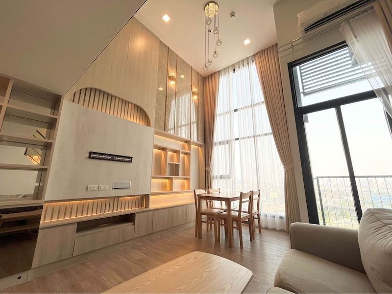BH2083 ให้เช่าคอนโด Modiz sukhumvit 50 1ห้องนอน 1ห้องน้ำ ชั้น21 ใกล้BTS-อ่อนนุช มีรถตู้รับส่งBTS Free! ทุกวัน