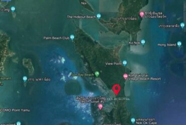 LVPP51777 ขายที่ดิน ต.พรุใน อ.เกาะยาว พังงา ที่ดินราบเรียบ ด้านหลังติดภูเขา ด้านหน้าติดหาดทรายขาวและทะเลสีฟ้า