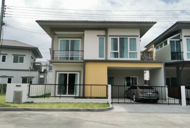 ขายบ้าน ต่ำกว่าราคาซื้อมา Q District ของQ House อายุบ้าน 1 ปี เฟอร์แอร์ครบ ริมถนนจันทร์ทองเอี่ยม นนทบุรี ใกล้เซ็นทรัล เวสต์เกต
