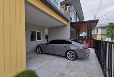 ขายบ้านขาดทุน ถูกกว่านี้ไม่มีแล้ว Q District Westgate ของ Q House ถนนจันทร์ทองเอี่ยม นนทบุรี บ้าน 1ปี แอร์5ตัว