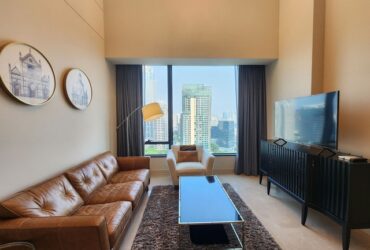 For Rent – Sindhorn Residence (สินธร เรสซิเดนซ์) Duplex, 2 Beds 2 Baths ,with bathtub