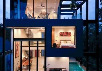 ให้เช่าบ้านพลูวิลล่า 3ชั้น ย่านบางน้ำผึ้ง Luxury modern pool villa Loft 3ห้องนอน 3 ห้องน้ำ พื้นที่ใช้สอย 300 ตรม. ใกล้สะพานภูมิพล