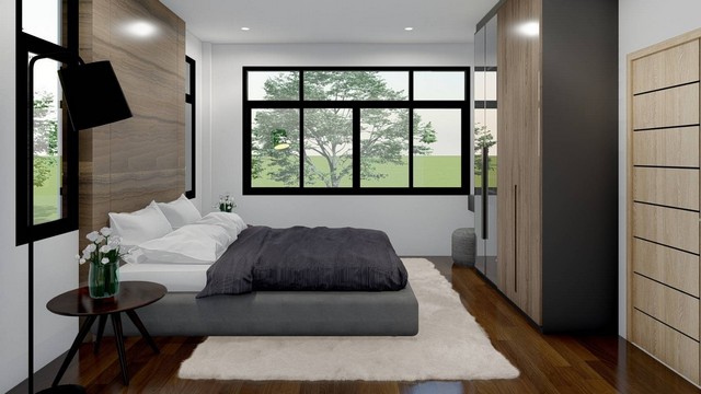 บ้านจินตนาพงษ์ บ้านเดี่ยว สองชั้น ซอยเลียบวารี 59 หนองจอก กทม.