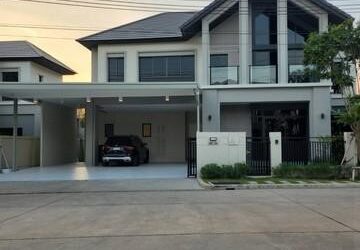 รหัสC5474ให้เช่าบ้านเดี่ยว 2ชั้น โครงการบางกอก บูเลอวาร์ด รามอินทรา-วัชรพล ถนนจตุโชติ รหัสC5474