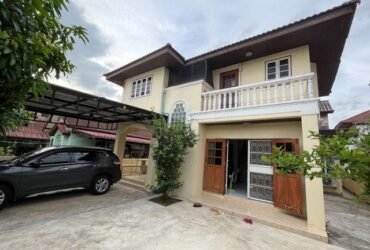 ขายบ้านเดี่ยว 2 ชั้น ขนาด 60.3 ตรว. หมู่บ้านบัวทองแลนด์ ติดถนนบางกรวย-ไทรน้อย สภาพดีปรับปรุงแล้ว พร้อมเข้าอยู่
