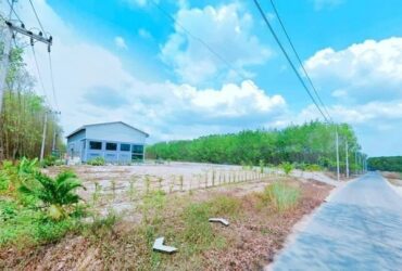 ขายที่ดินพร้อมโรงงานและบ้านพัก ขายโรงงานผังสีเหลือง ใกล้ถนนสาย9-หนองกวาง มีใบอนุญาตประกอบกิจการ มาบข่า นิคมพัฒนา ระยอง
