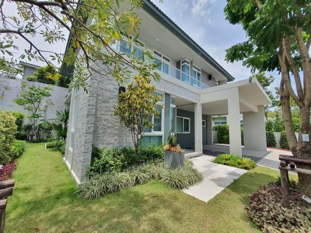 POR2302 ให้เช่า บ้านเดี่ยว 2 ชั้น หมู่บ้านมัณฑนา บางนา-วงแหวน รามคำแหง 2 Mantana Bangna-Wongwaen ทะลุออกเลียบมอเตอร์ได้ ใกล้ห้างMegaบางนา