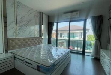 POR2307  ให้เช่าบ้านเดี่ยว 2 ชั้นหมู่บ้าน เดอะ ซิตี้ THE CITY  พัฒนาการ ซอยอ่อนนุช 70/1  บ้านตกแต่งแล้วพร้อมอยู่ เดินทางสะดวก