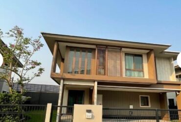 ให้เช่าบ้านเดี่ยว2 ชั้น บุราสิริ กรุงเทพกรีฑา เนื้อที่ 70 ตรว มี 4 ห้องนอน4 ห้องน้ำ