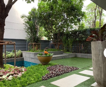 ขายบ้านเดี่ยว3 ชั้น ย่านรัชดา พระราม9 Parc Priva Ratchada เนื้อที่ 74 ตรว มี 4 ห้องนอน 4 ห้องน้ำ