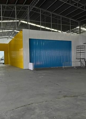 ให้เช่าโกดัง450 ตรม. สุวินทวงศ์ ใกล้สถานีตำรวจนครบาลลำผักชี เดินทางสะดวก