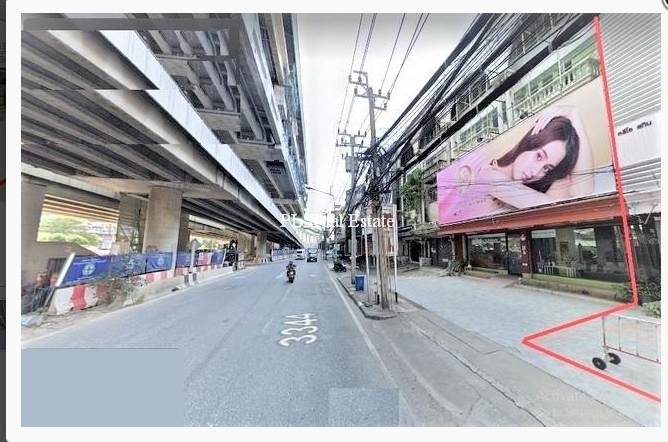 ให้เช่าอาคาร1.5 ชั้น ติดถนนศรีนครินทร์ เหมาะ ทำคลินิก หน้าร้าน โขว์รูม