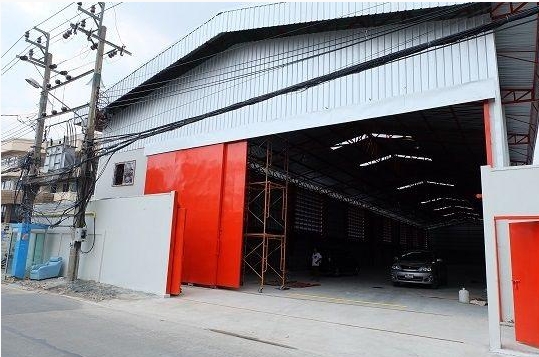 ให้เช่าโกดัง ลาดกระบังซอย14/1  พร้อมออฟฟิศ พื้นที่1,600 ตรม