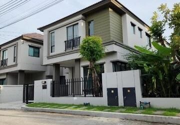 ให้เช่าบ้าน 2ชั้น หมู่บ้าน V-compound วีคอมพาวด์ ติวานนท์-รังสิต ปทุมธานี รหัสC5500