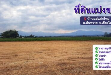 ขายที่ดินแม่แฝกใหม่ วิวเขา ฟรีโอน!! **เจ้าของขายเอง**