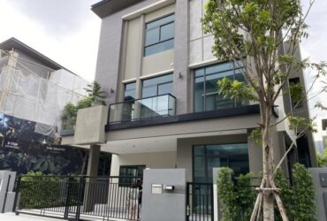 BH2057 ให้เช่าบ้านเดี่ยว ตกแต่งสวยพร้อมอยู่ บ้านใหม่  3ชั้น โครงการเดอะ เจนทริ สุขุมวิท101 ปุณณวิถี